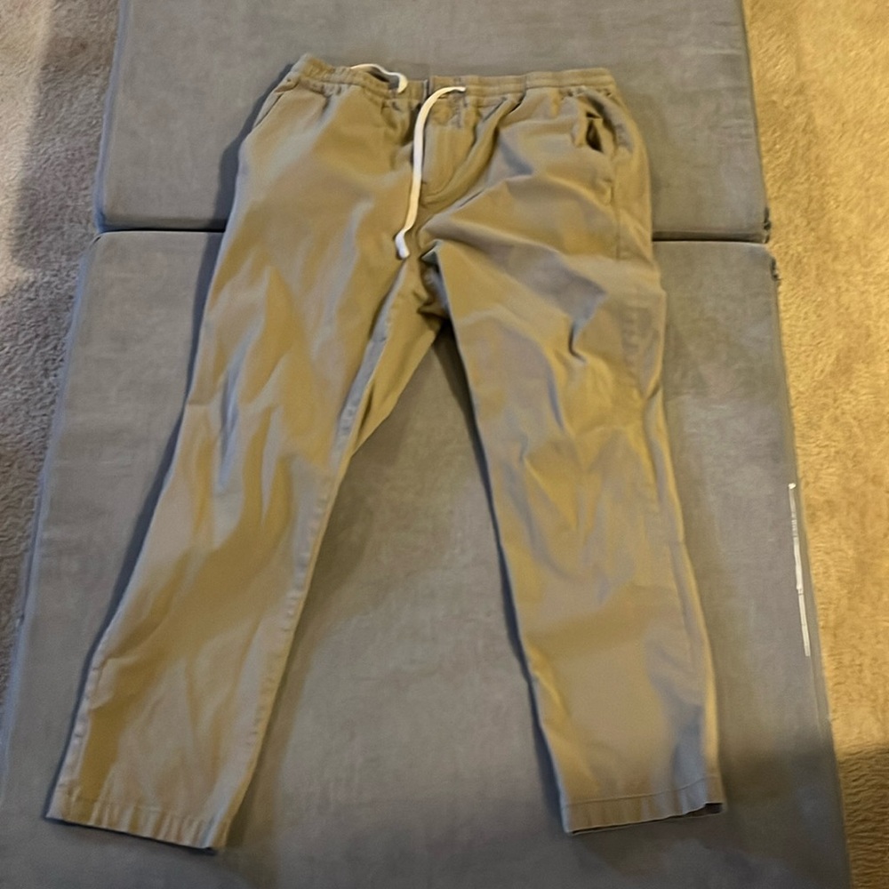 J Crew Dock Pants; L; Tan